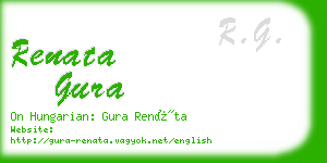 renata gura business card